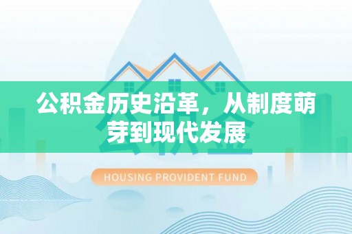 夷陵公积金历史沿革，从制度萌芽到现代发展