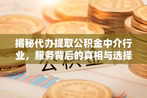 夷陵揭秘代办提取公积金中介行业，服务背后的真相与选择指南