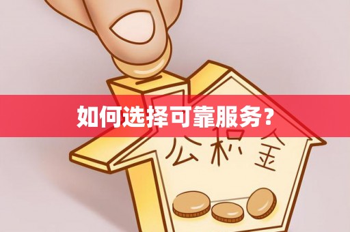 夷陵如何选择可靠服务？