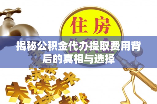 夷陵揭秘公积金代办提取费用背后的真相与选择