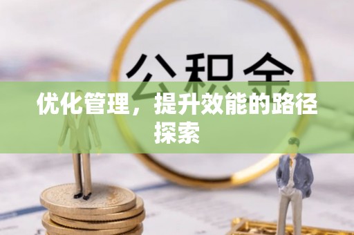 夷陵优化管理，提升效能的路径探索