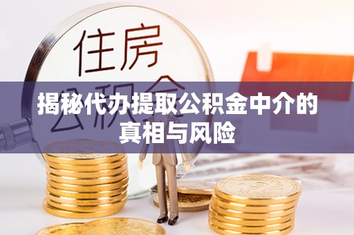夷陵揭秘代办提取公积金中介的真相与风险