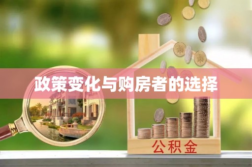 夷陵政策变化与购房者的选择