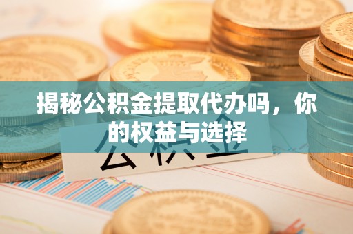 夷陵揭秘公积金提取代办吗，你的权益与选择