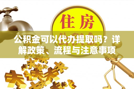 夷陵公积金可以代办提取吗？详解政策、流程与注意事项
