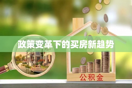 夷陵政策变革下的买房新趋势