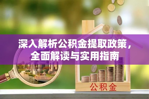 夷陵深入解析公积金提取政策，全面解读与实用指南