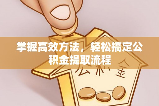 夷陵掌握高效方法，轻松搞定公积金提取流程
