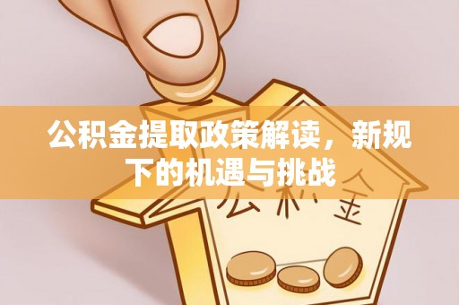 夷陵公积金提取政策解读，新规下的机遇与挑战
