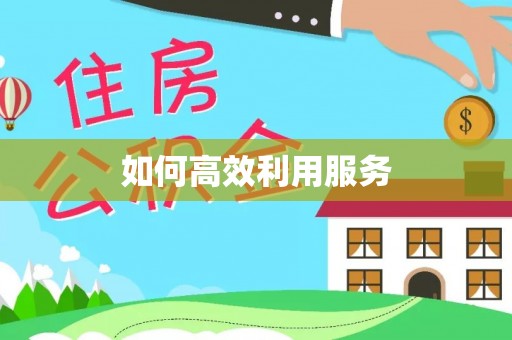 夷陵如何高效利用服务