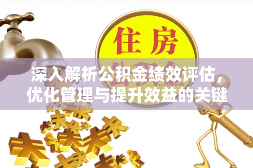 夷陵深入解析公积金绩效评估，优化管理与提升效益的关键路径