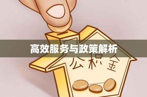 夷陵高效服务与政策解析