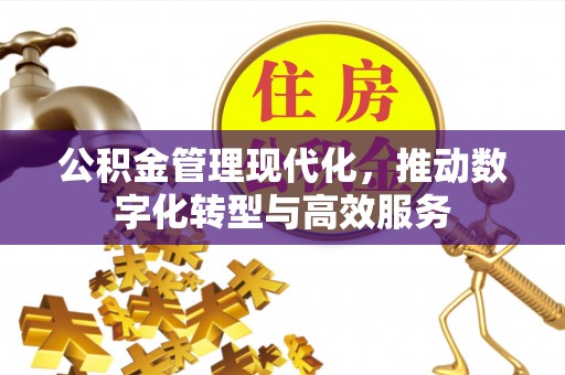 夷陵公积金管理现代化，推动数字化转型与高效服务