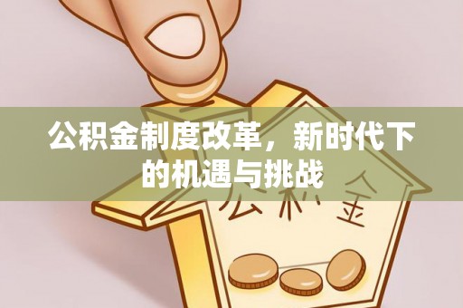 夷陵公积金制度改革，新时代下的机遇与挑战