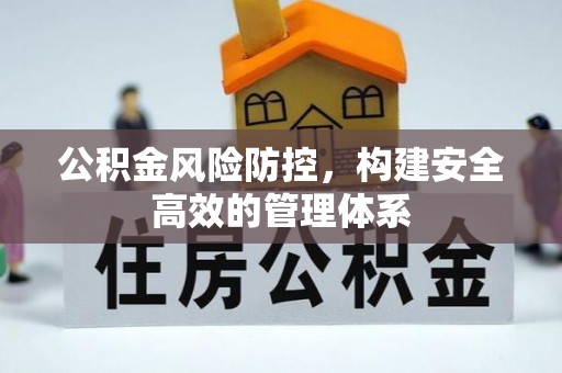 夷陵公积金风险防控，构建安全高效的管理体系