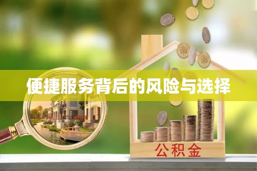 夷陵便捷服务背后的风险与选择